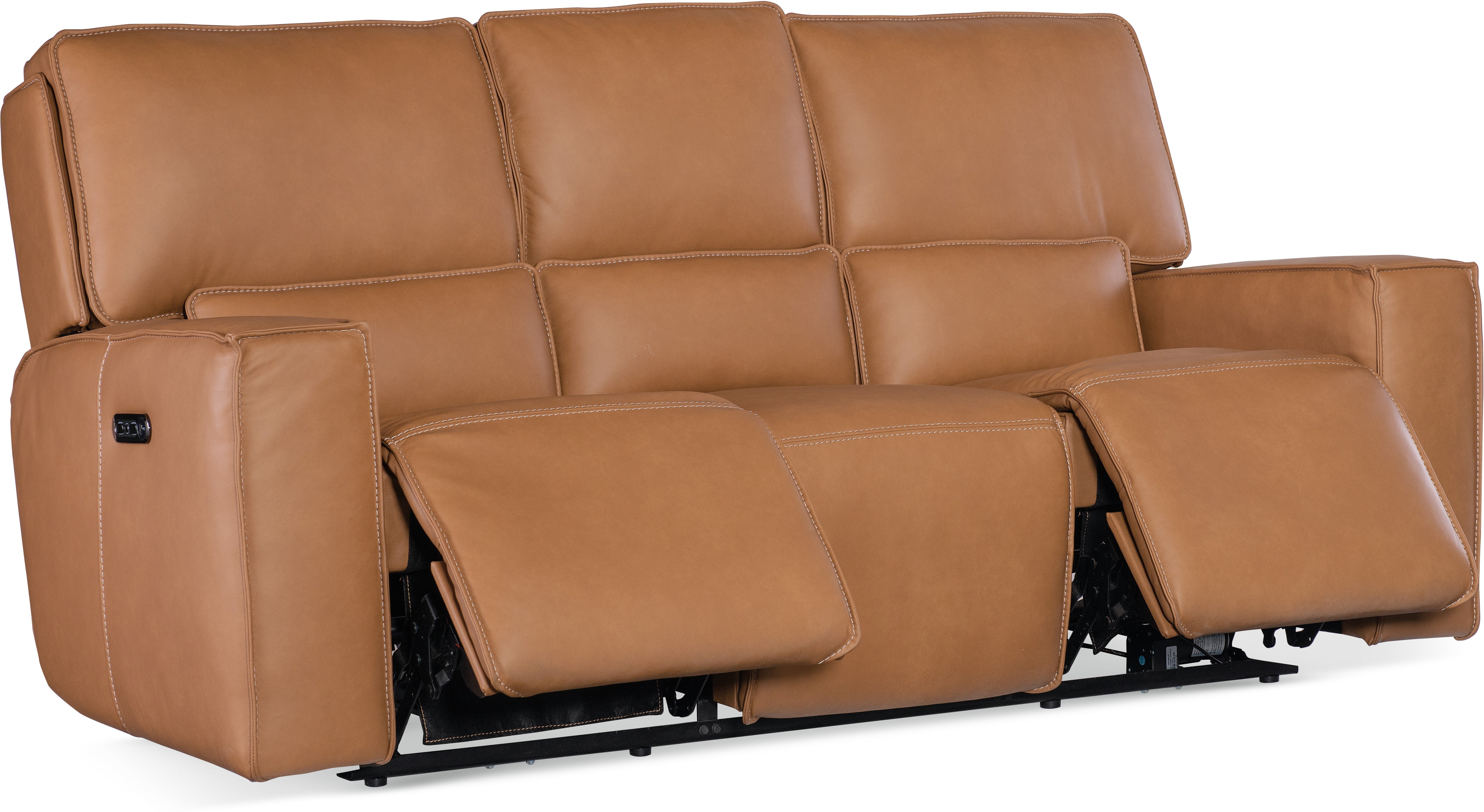 Hooker Furniture Living Room Miles Zero Gravity PWR Sofa w/ PWR Headrest