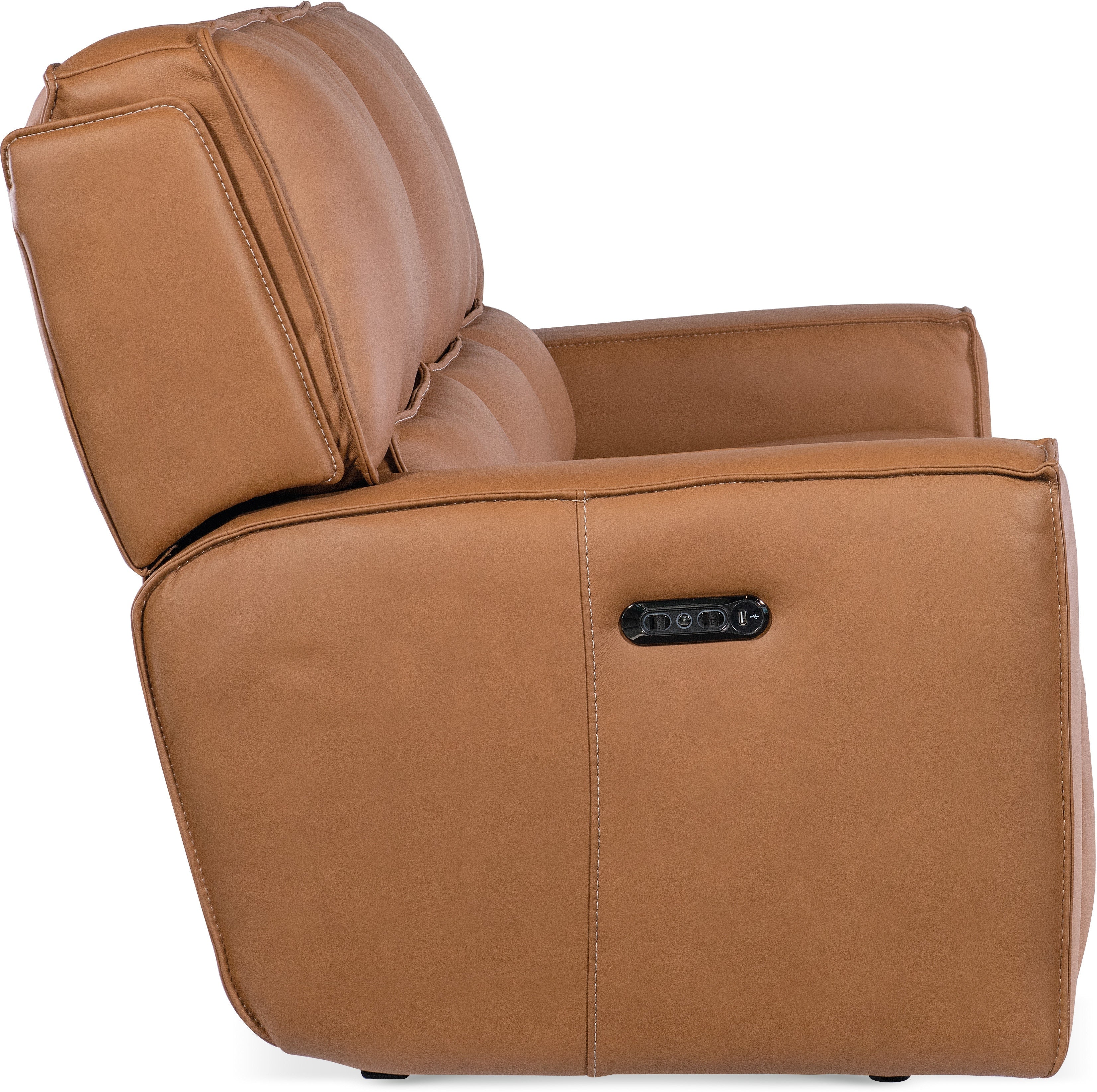 Hooker Furniture Living Room Miles Zero Gravity PWR Sofa w/ PWR Headrest