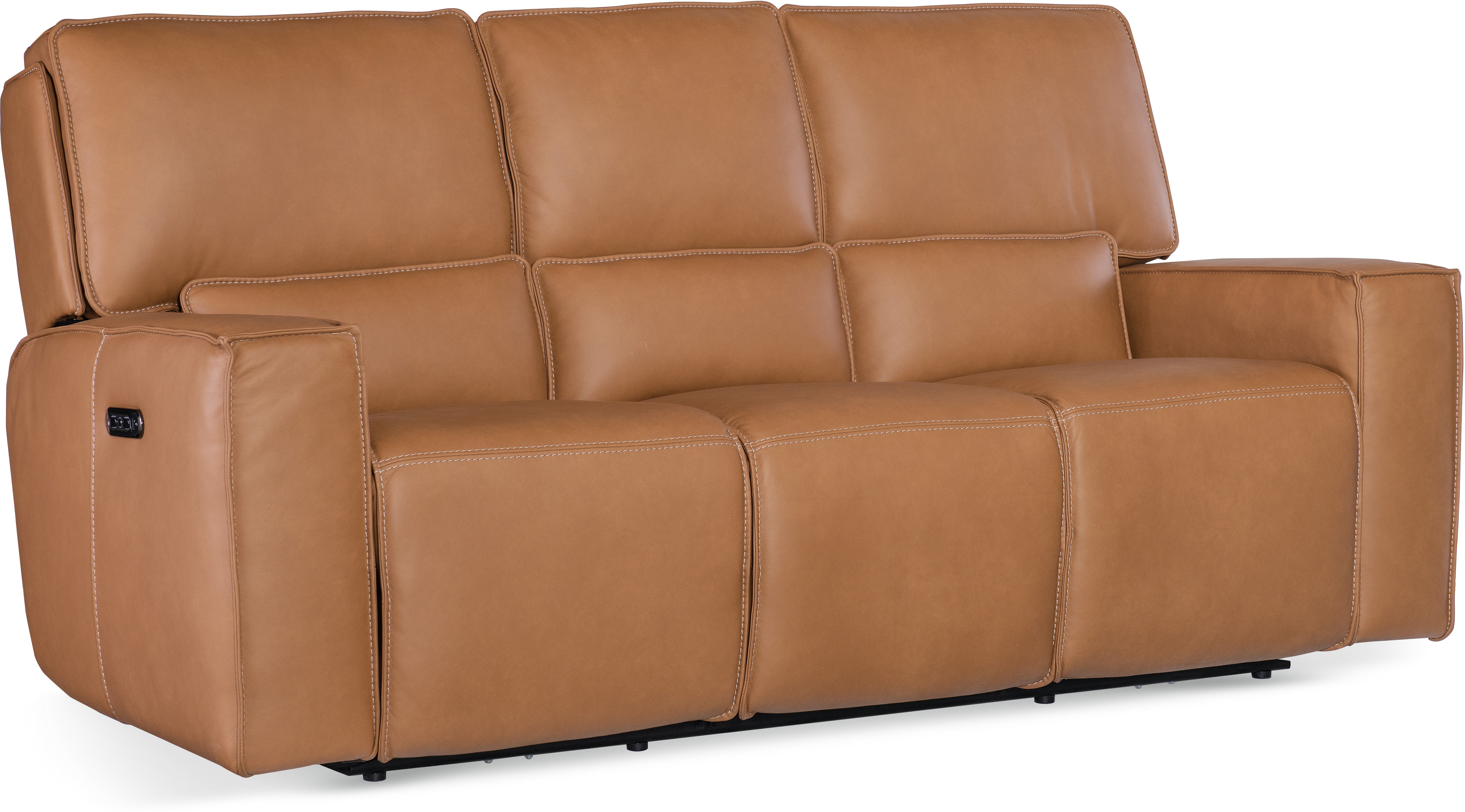 Hooker Furniture Living Room Miles Zero Gravity PWR Sofa w/ PWR Headrest