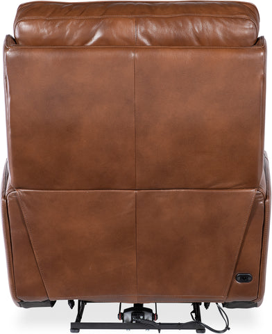 Hooker Furniture Living Room Crosby Zero Gravity Power Recliner with Power Headrest and Lumbar