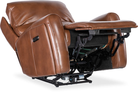 Hooker Furniture Living Room Crosby Zero Gravity Power Recliner with Power Headrest and Lumbar