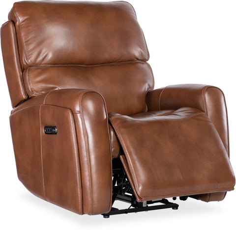 Hooker Furniture Living Room Crosby Zero Gravity Power Recliner with Power Headrest and Lumbar