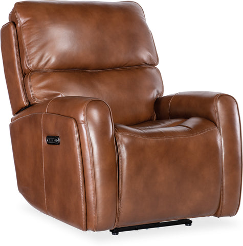 Hooker Furniture Living Room Crosby Zero Gravity Power Recliner with Power Headrest and Lumbar
