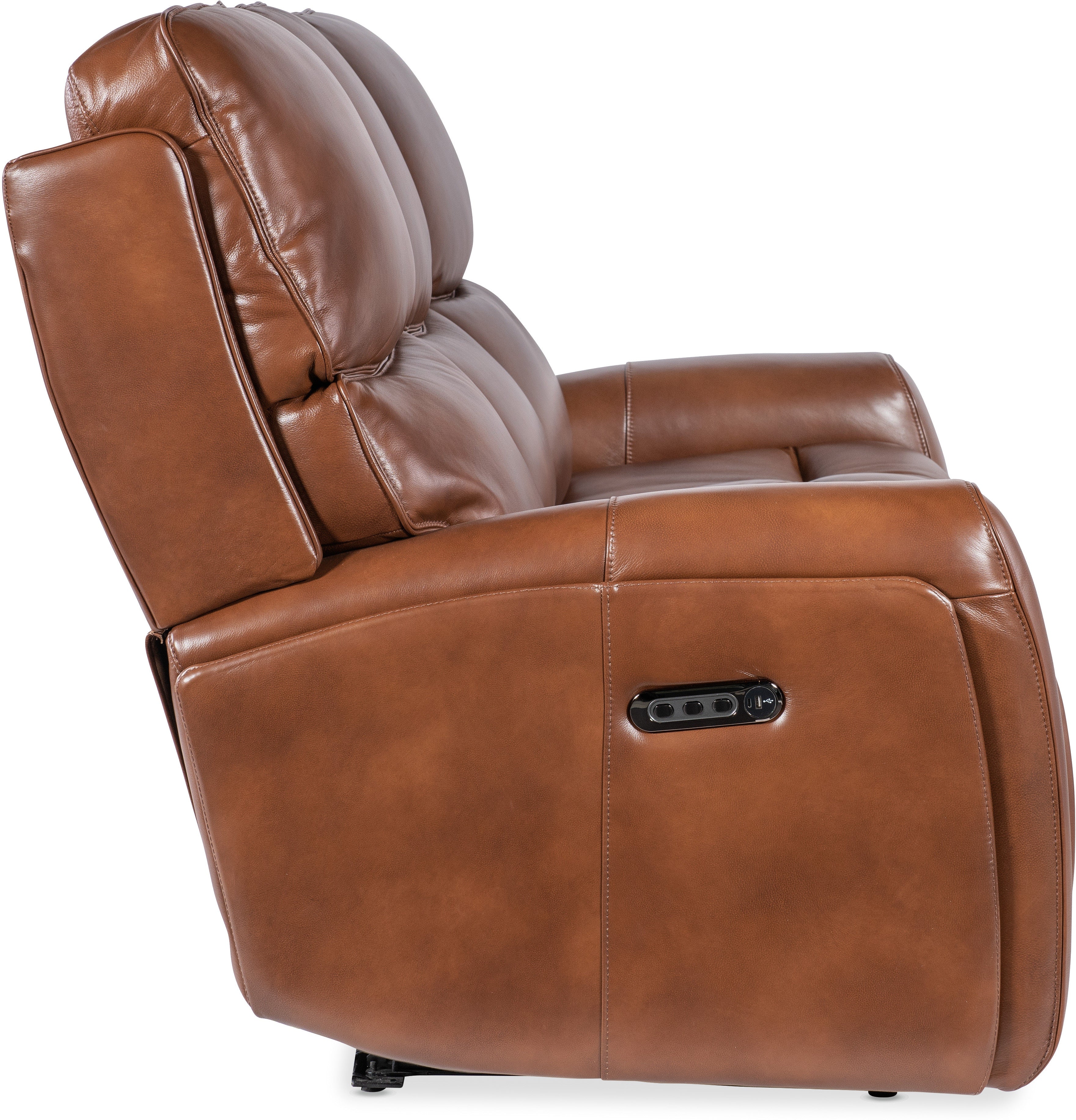 Hooker Furniture Living Room Crosby Zero Gravity Power Sofa with Power Headrest and Lumbar