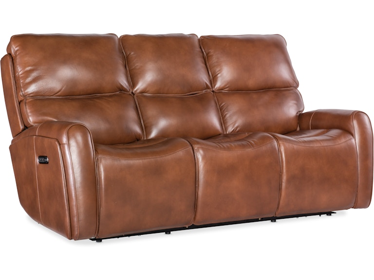 Hooker Furniture Living Room Crosby Zero Gravity Power Sofa with Power Headrest and Lumbar