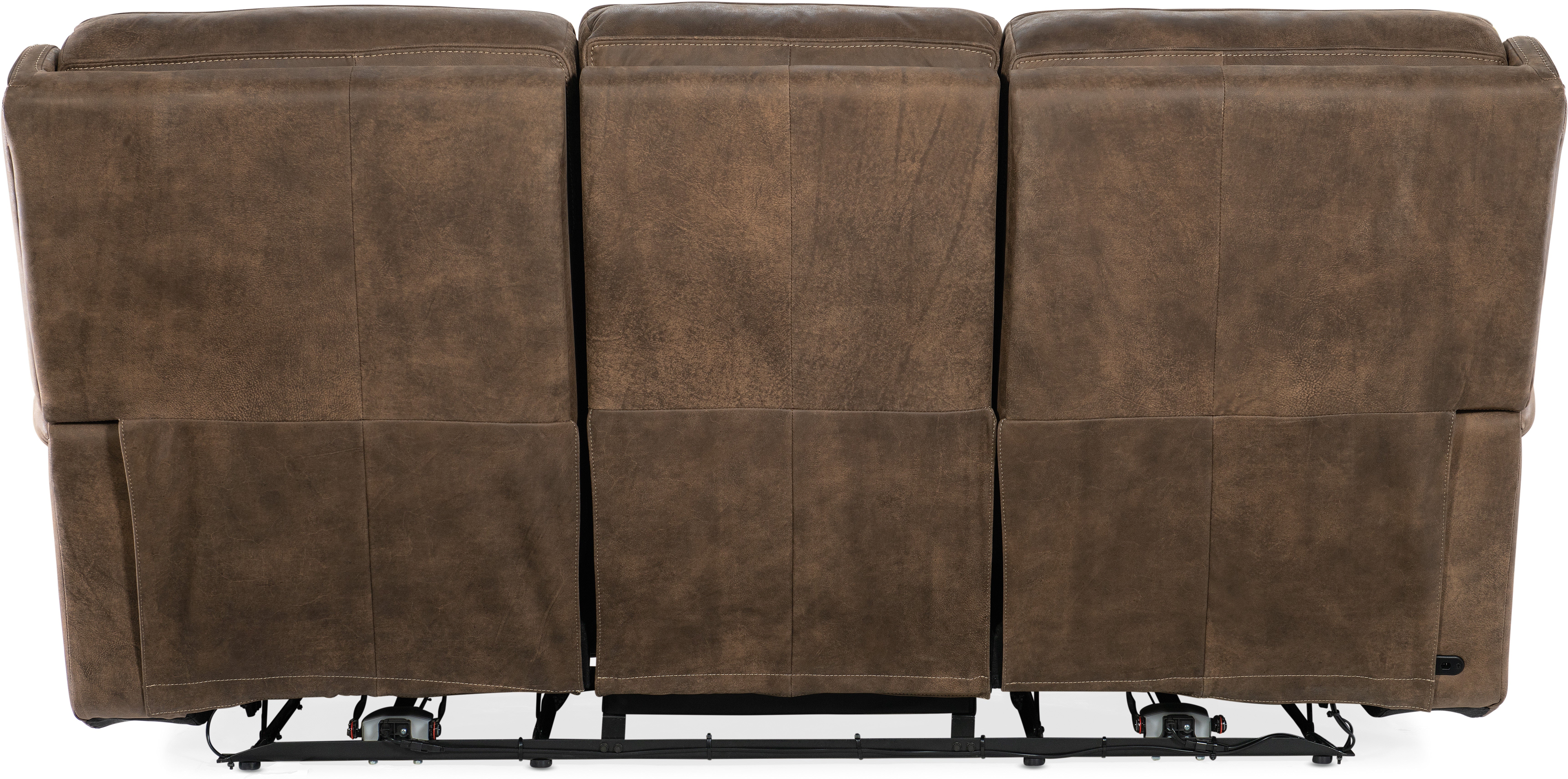 Hooker Furniture Living Room Wheeler Power Sofa with Power Headrest