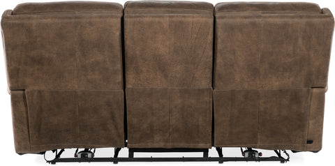 Hooker Furniture Living Room Wheeler Power Sofa with Power Headrest