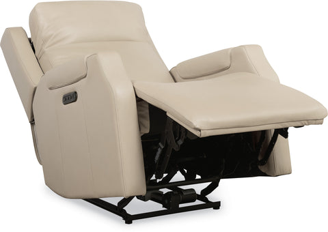 Hooker Furniture Living Room Nelson Zero Gravity Power Recliner with Power Headrest and Lumbar