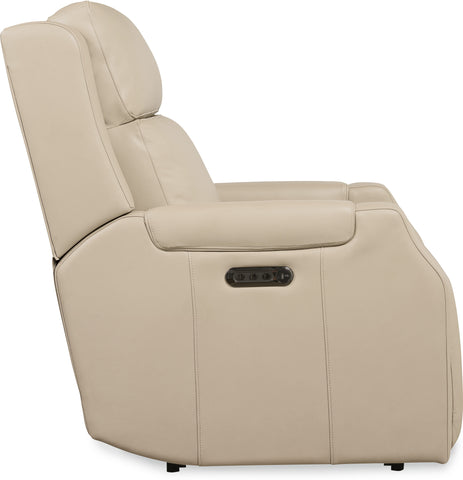 Hooker Furniture Living Room Nelson Zero Gravity Power Recliner with Power Headrest and Lumbar