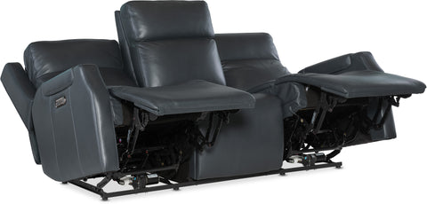 Hooker Furniture Living Room Nelson Zero Gravity Power Sofa with Power Headrest and Lumbar