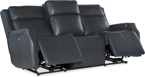 Hooker Furniture Living Room Nelson Zero Gravity Power Sofa with Power Headrest and Lumbar