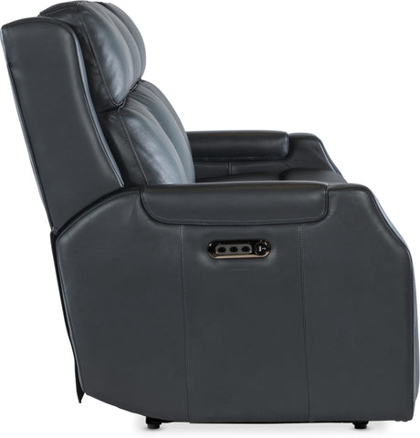 Hooker Furniture Living Room Nelson Zero Gravity Power Sofa with Power Headrest and Lumbar