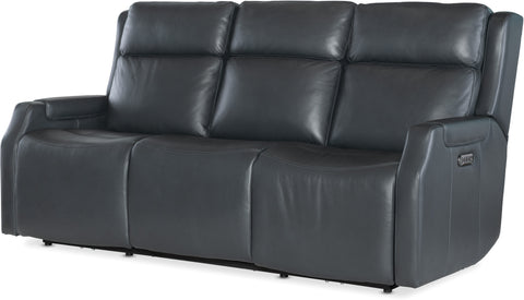 Hooker Furniture Living Room Nelson Zero Gravity Power Sofa with Power Headrest and Lumbar