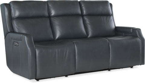 Hooker Furniture Living Room Nelson Zero Gravity Power Sofa with Power Headrest and Lumbar