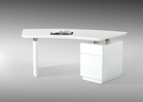 Modrest Stanford Modern White Office Desk Model VGVCBT022-WHT