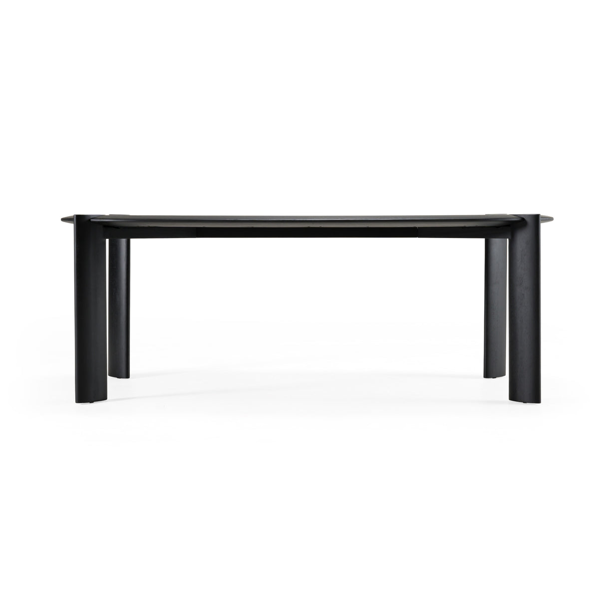 Modrest Steven Modern Black Oval Dining Table Model VGWD-PRY-DN-BLK