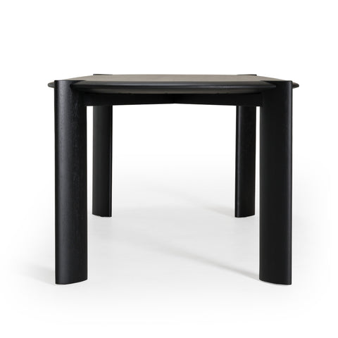Modrest Steven Modern Black Oval Dining Table Model VGWD-PRY-DN-BLK
