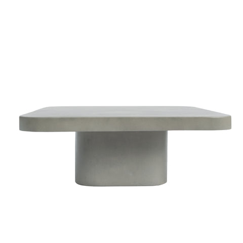 Modrest Flores Modern Grey Concrete Coffee Table Model VGLBSTIN-CF80