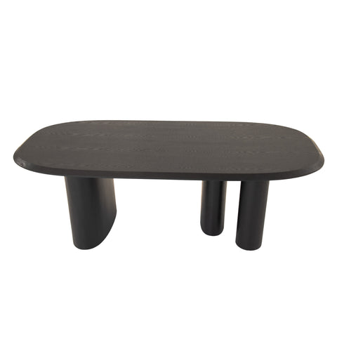 Modrest Summit Modern 87" Black Ash Dining Table Model VGOD-LZ-342DT-A