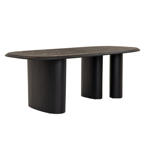 Modrest Summit Modern 87" Black Ash Dining Table Model VGOD-LZ-342DT-A