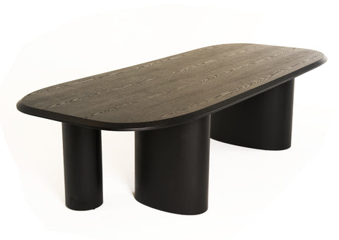 Modrest Summit Modern 118" Black Ash Dining Table Model VGOD-LZ-342DT-B