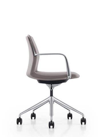 Modrest Sundar Modern Grey Mid Back Conference Office Chair Model VGFUFK004-B11-GRY-OC