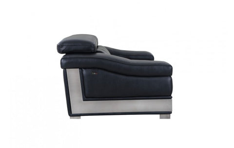 415 - Black Sofa LoveModel:  415-BLACK-2PC