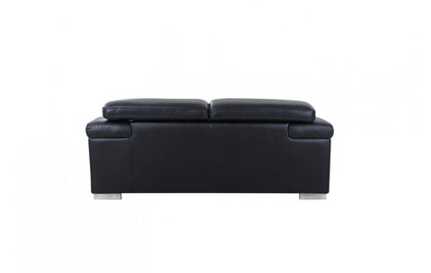415 - Black Sofa LoveModel:  415-BLACK-2PC