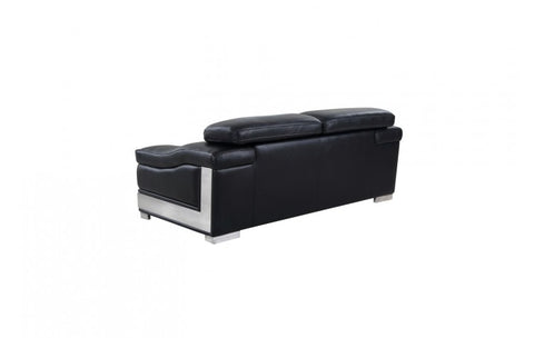 415 - Black Sofa LoveModel:  415-BLACK-2PC