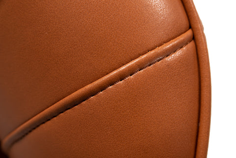 Divani Casa Susan Modern Orange Leatherette Lounge Chair Model VGBNEC-084-ORG