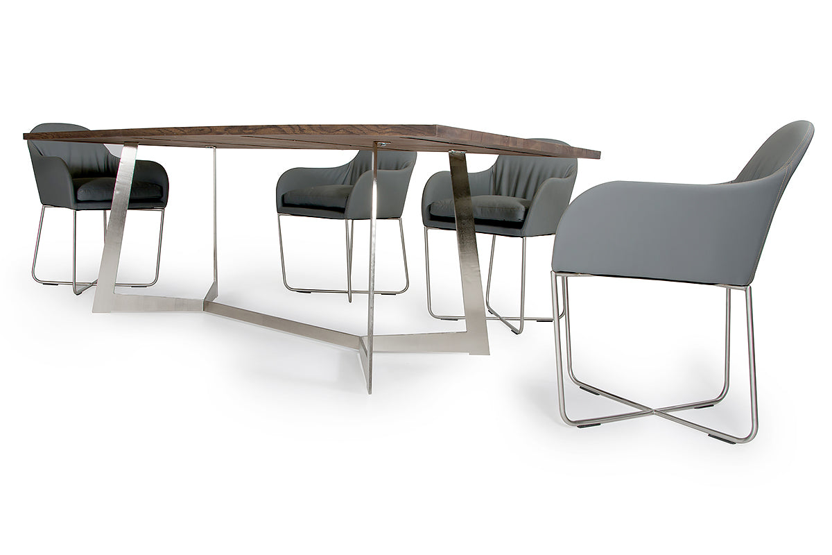 Modrest Sweeny Modern Grey Dining Chair Model VGEDCMI6009-GRY