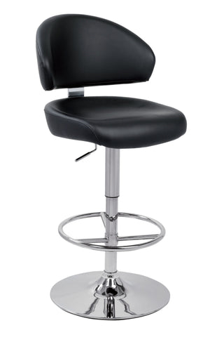T1034 Eco Leather Black Contemporary Bar Stool Model VGCBT1034N-BLK