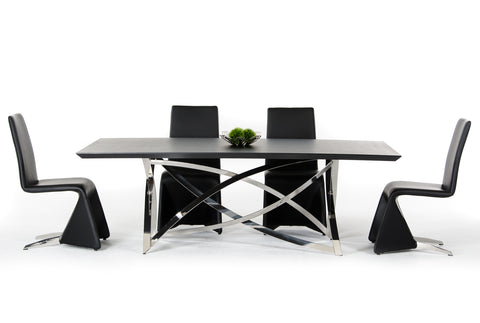 Modrest Labyrinth Modern Wenge Dining Table Model VGVCT1201W-22-WGE