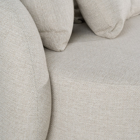 Renava Tabarca Outdoor Beige Fabric 4 Seat Sofa Model VGVK-F017-3L-BGE