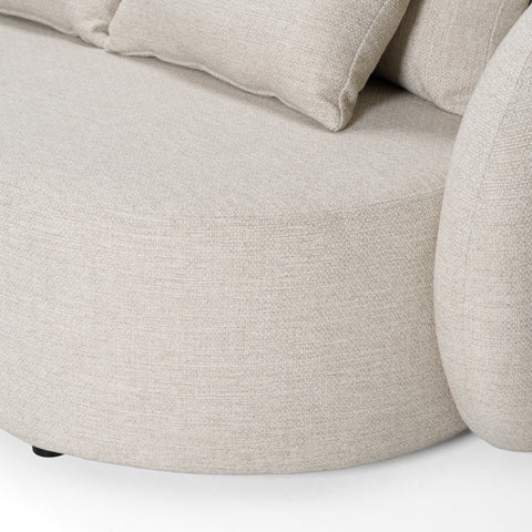 Renava Tabarca Outdoor Beige Fabric 3 Seat Sofa Model VGVK-F017-2U-V1-BGE