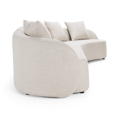Renava Tabarca Outdoor Beige Fabric Sectional Sofa Model VGVK-F0172-R-2UL-BGE