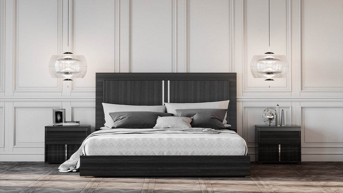 Modrest Ari Queen Italian Modern Grey Bed Model VGACARI-BED-Q