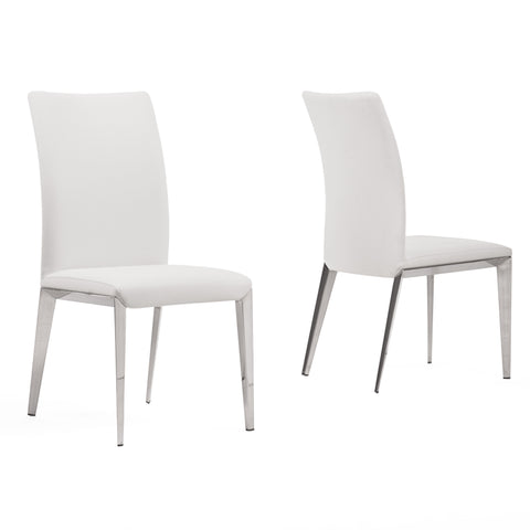 Taryn Modern White Dining Chair (Set of 2) By VIG Furniture