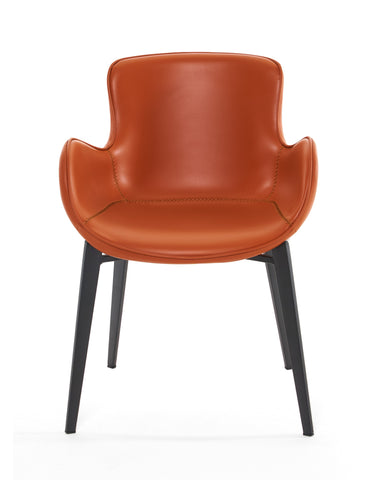 Modrest Tayla Modern Cognac Eco Leather Dining Chair By VIG Furniture