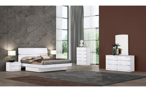 Wynn - White BedModel:  WYNN-BED-WHITE