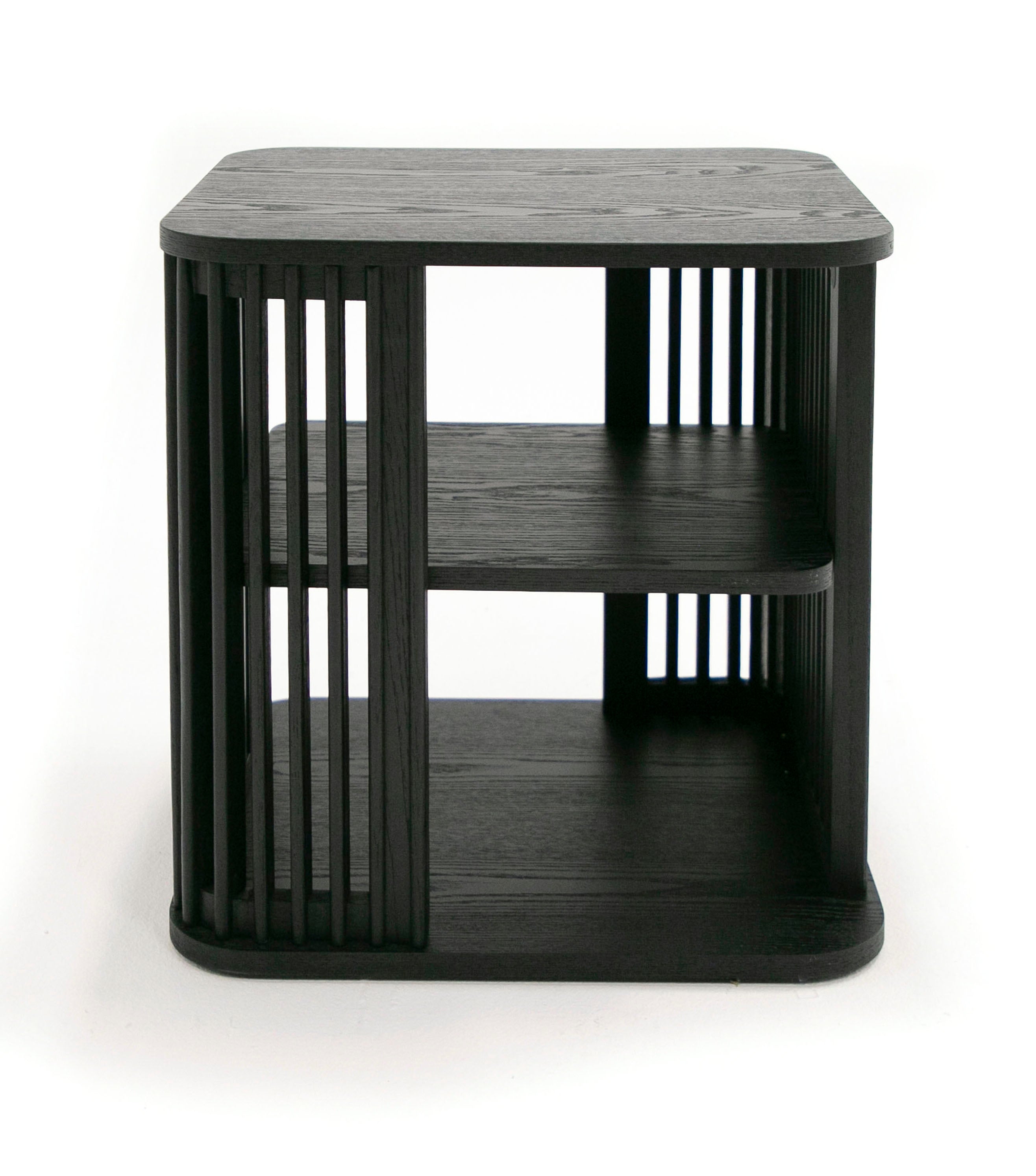 Modrest Thayne - Modern Mid Century Black Ash End Table