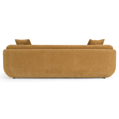 Divani Casa Tiene Modern Orange Fabric 3 Seat Sofa Model VGAH-SF1011-3