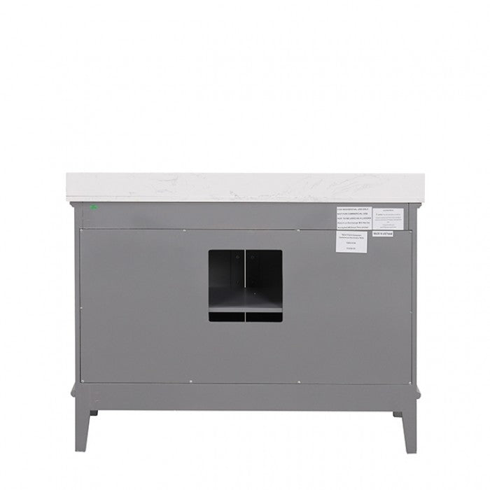 Soline Vanity Set Model Tm-Ct003Wh-48+03Gy By Furniture Of America 