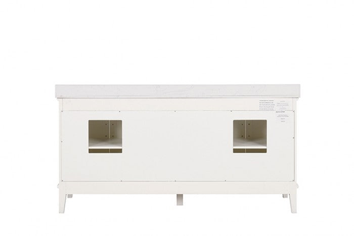 Almeria Vanity Set Model Tm-Ct005Wh-72+05Wh By Furniture Of America 