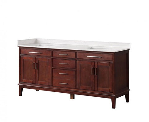 Almeria Vanity Set Model Tm-Ct005Wh-72+07Ch By Furniture Of America 