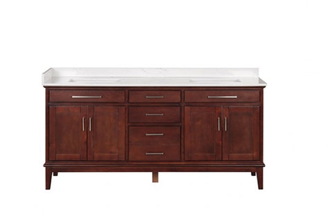 Almeria Vanity Set Model Tm-Ct005Wh-72+07Ch By Furniture Of America 