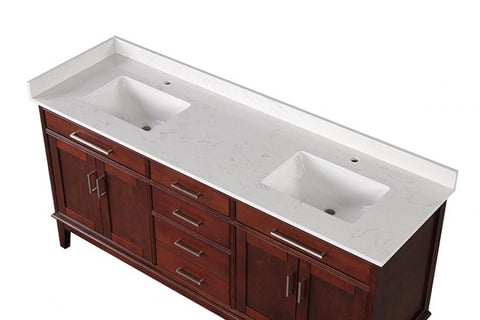 Almeria Vanity Set Model Tm-Ct005Wh-72+07Ch By Furniture Of America 