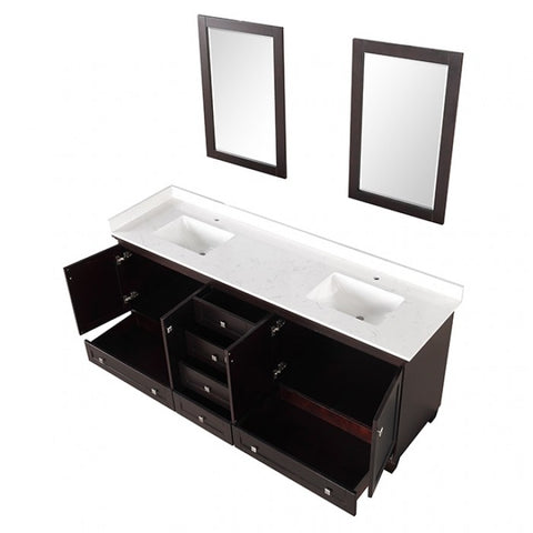 Oliva Vanity Set W/ Mirror Model Tm-Ct006Wh-80+11Es+M By Furniture Of America 