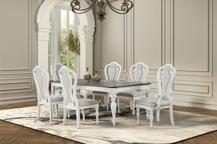 Orford 7 Pc. Dining Set Model Tm3050Wh-T-7Pc-Side Chair By Furniture Of America 