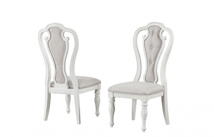 Orford 7 Pc. Dining Set Model Tm3050Wh-T-7Pc-Arm Chair By Furniture Of America 